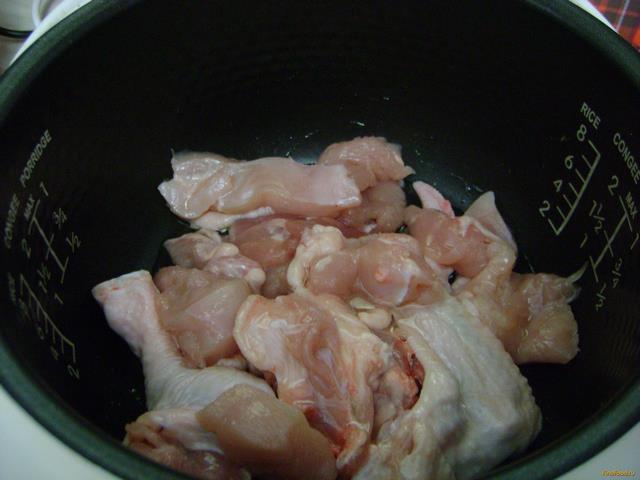 Пряная курица в сметанном соусе рецепт с фото 1-го шага 
