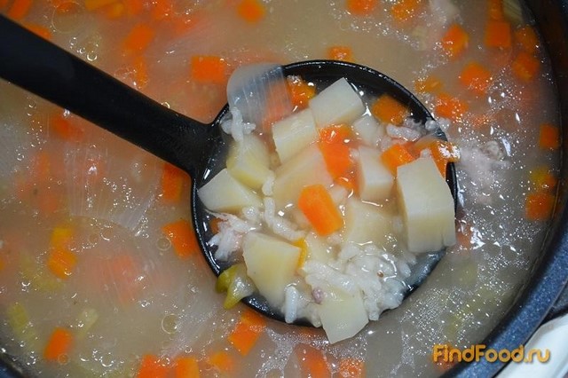 Куриный суп по домашнему рецепт с фото 5-го шага 