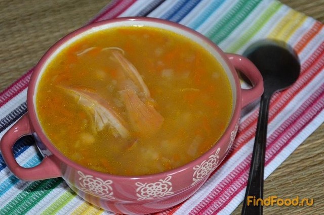 Фасолево-рисовый суп на копченой курице рецепт с фото 10-го шага 