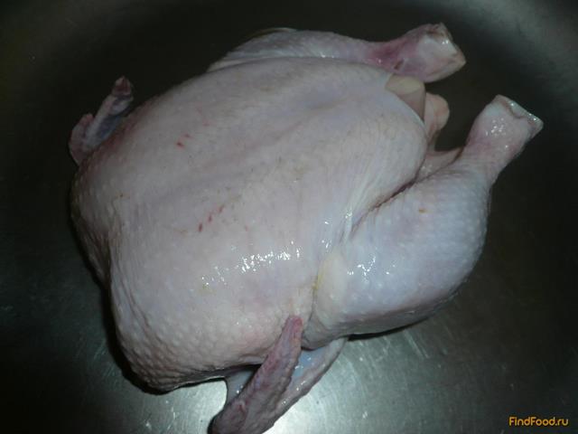 Тушеная курица в мультиварке рецепт с фото 1-го шага 