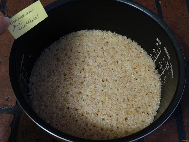 Пшеничная каша в мультиварке рецепт с фото 6-го шага 