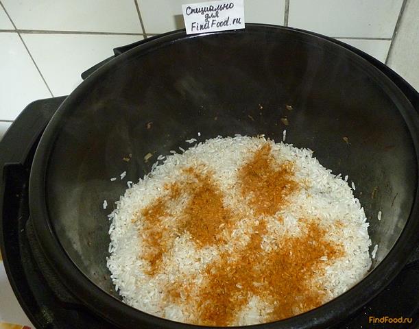 Рис с куриной печенью в мультиварке рецепт с фото 15-го шага 