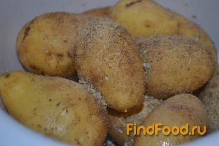 Запеченый молодой картофель рецепт с фото 1-го шага 