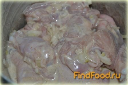 Курица запеченная в кефирном маринаде рецепт с фото 1-го шага 