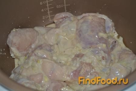 Курица запеченная в кефирном маринаде рецепт с фото 2-го шага 