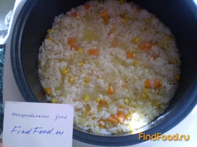 Рис с овощами в мультиварке рецепт с фото 7-го шага 