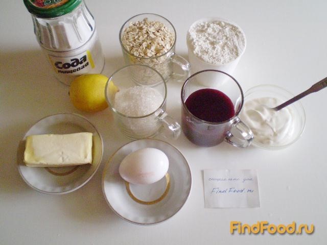 Пирог с вареньем и овсянкой в мультиварке рецепт с фото 1-го шага 