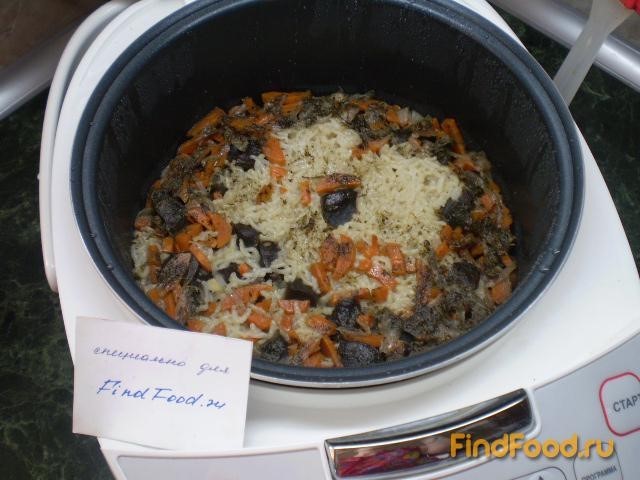 Рисовая каша с утиными желудками в мультиварке рецепт с фото 11-го шага 