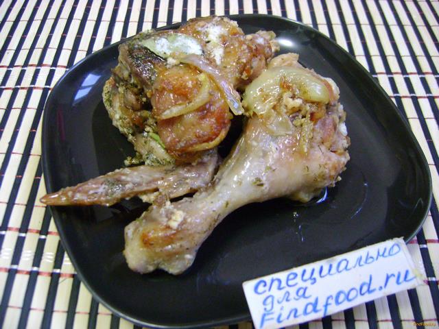 Курица в сметане в мультиварке рецепт с фото 5-го шага 
