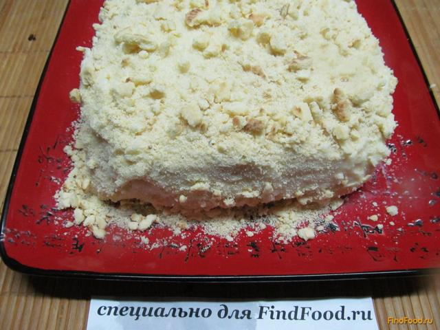 Быстрый торт в сковороде с заварным кремом рецепт с фото 14-го шага 