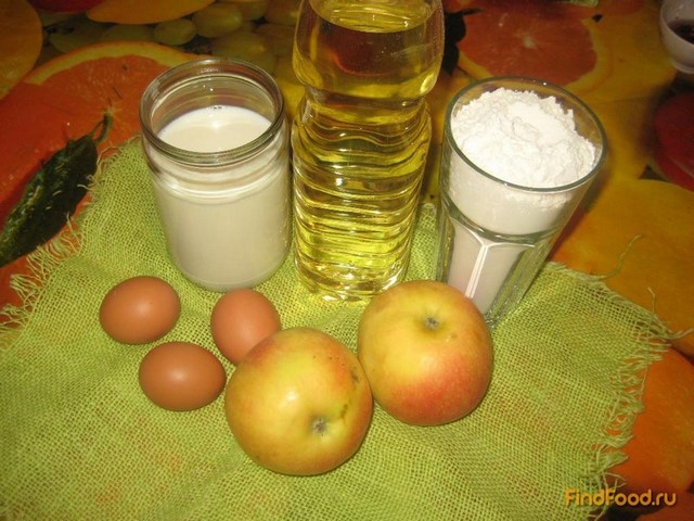 блины с яблочным припеком рецепт с фото 1-го шага 