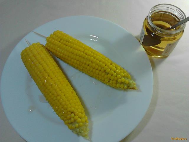 Вареная кукуруза с медом рецепт с фото 4-го шага 