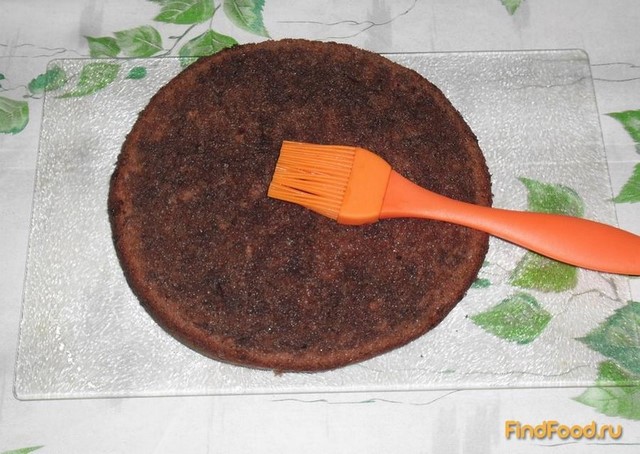 Шоколадный торт с черникой рецепт с фото 10-го шага 
