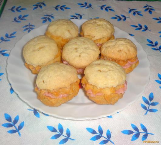 Пирожные с малиновым кремом рецепт с фото 15-го шага 