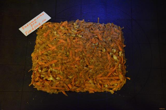Морковно - творожный мини-торт с клетчаткой рецепт с фото 7-го шага 