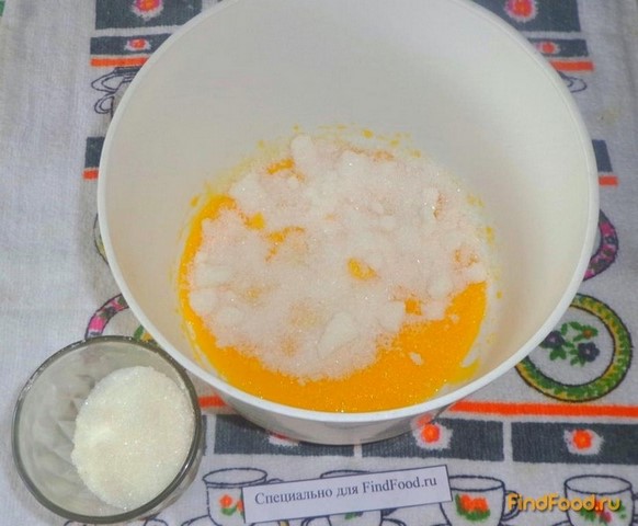 Кекс с творожно-мороженым кремом рецепт с фото 2-го шага 