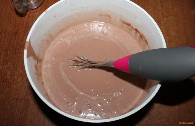 Шоколадные заварные блинчики на кефире рецепт с фото 5-го шага 