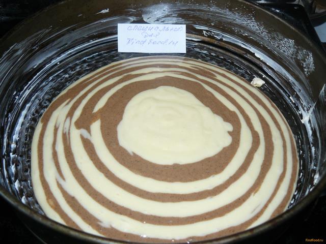 Торт зебра в шоколадной глазури рецепт с фото 6-го шага 