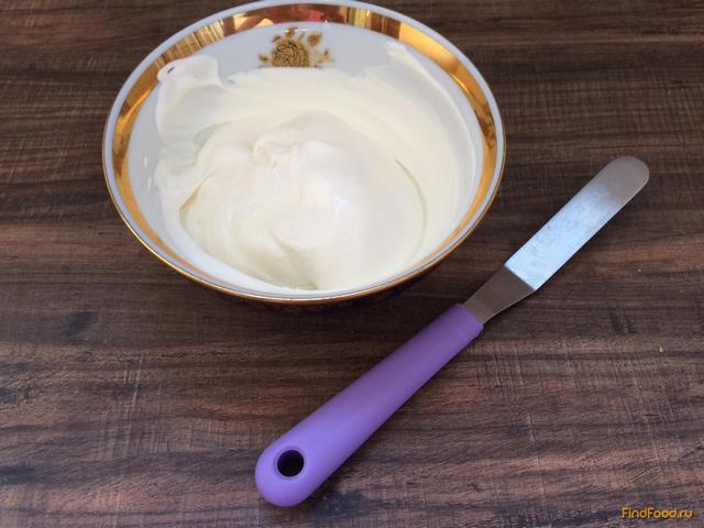 Ванильно-творожный крем со сливками для торта рецепт с фото 4-го шага 