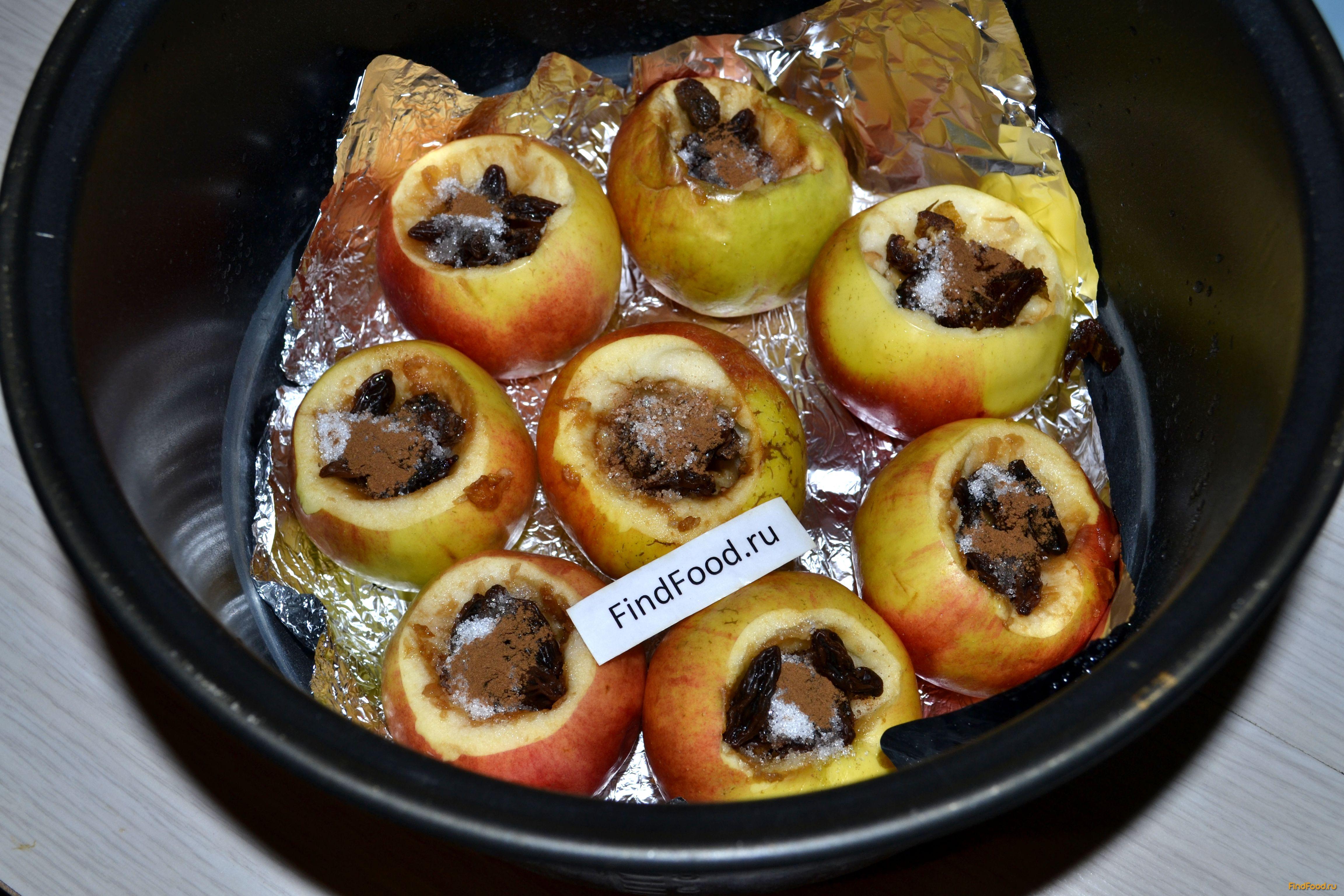 Яблоки запеченные с изюмом рецепт с фото 7-го шага 