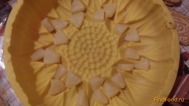 Тортик без выпечки с ананасами рецепт с фото 5-го шага 