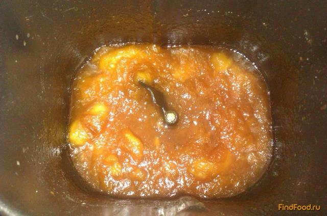 Персиковый джем в хлебопечке рецепт с фото 4-го шага 