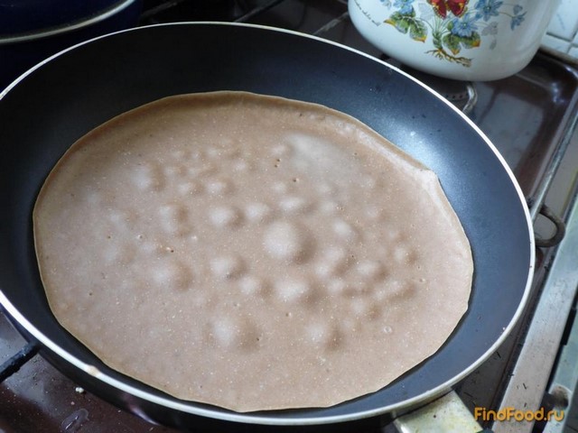 Ржаные блины с какао рецепт с фото 7-го шага 