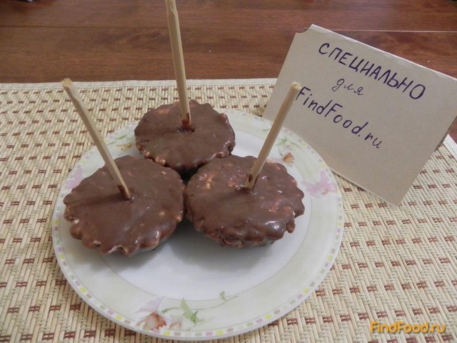Творожные кексы в шоколаде рецепт с фото 5-го шага 