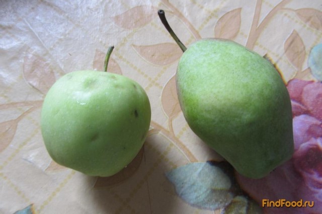 Детское яблочно-грушевое пюре рецепт с фото 1-го шага 