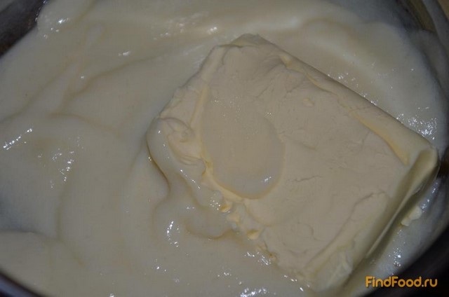 Заварной крем на маргарине и желтках рецепт с фото 5-го шага 
