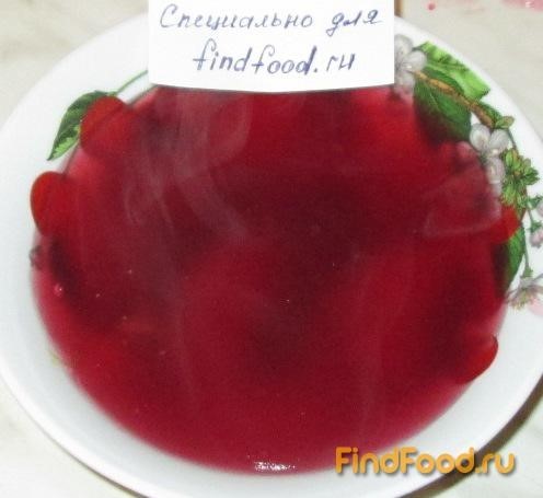 Кисель из ягод со свежими фруктами рецепт с фото 5-го шага 