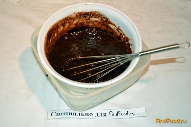 Шоколадный десерт с хурмой рецепт с фото 4-го шага 