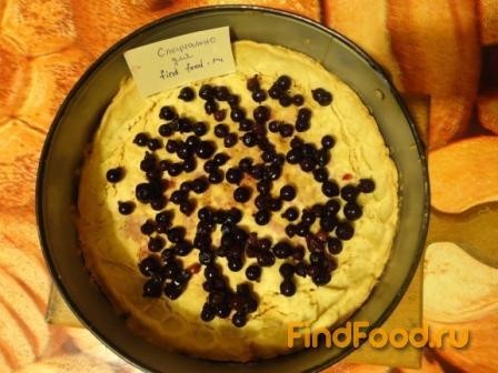 Пирог с белым шоколадом и черникой рецепт с фото 7-го шага 