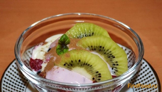 Десерт фруктовая фантазия рецепт с фото 4-го шага 