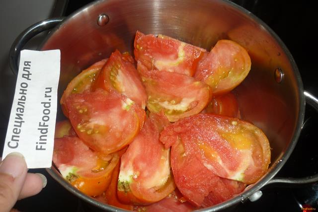 Помидоры черри в томатном соке рецепт с фото 4-го шага 
