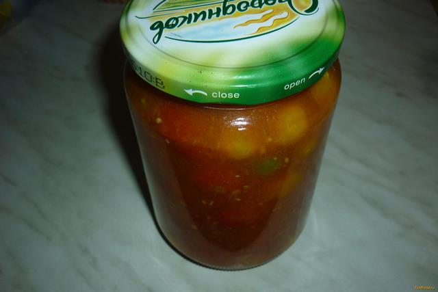 Помидоры черри в томатном соке рецепт с фото 12-го шага 