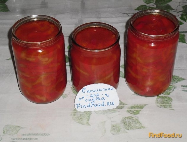 Болгарский перец в томатной заливке на зиму рецепт с фото 4-го шага 