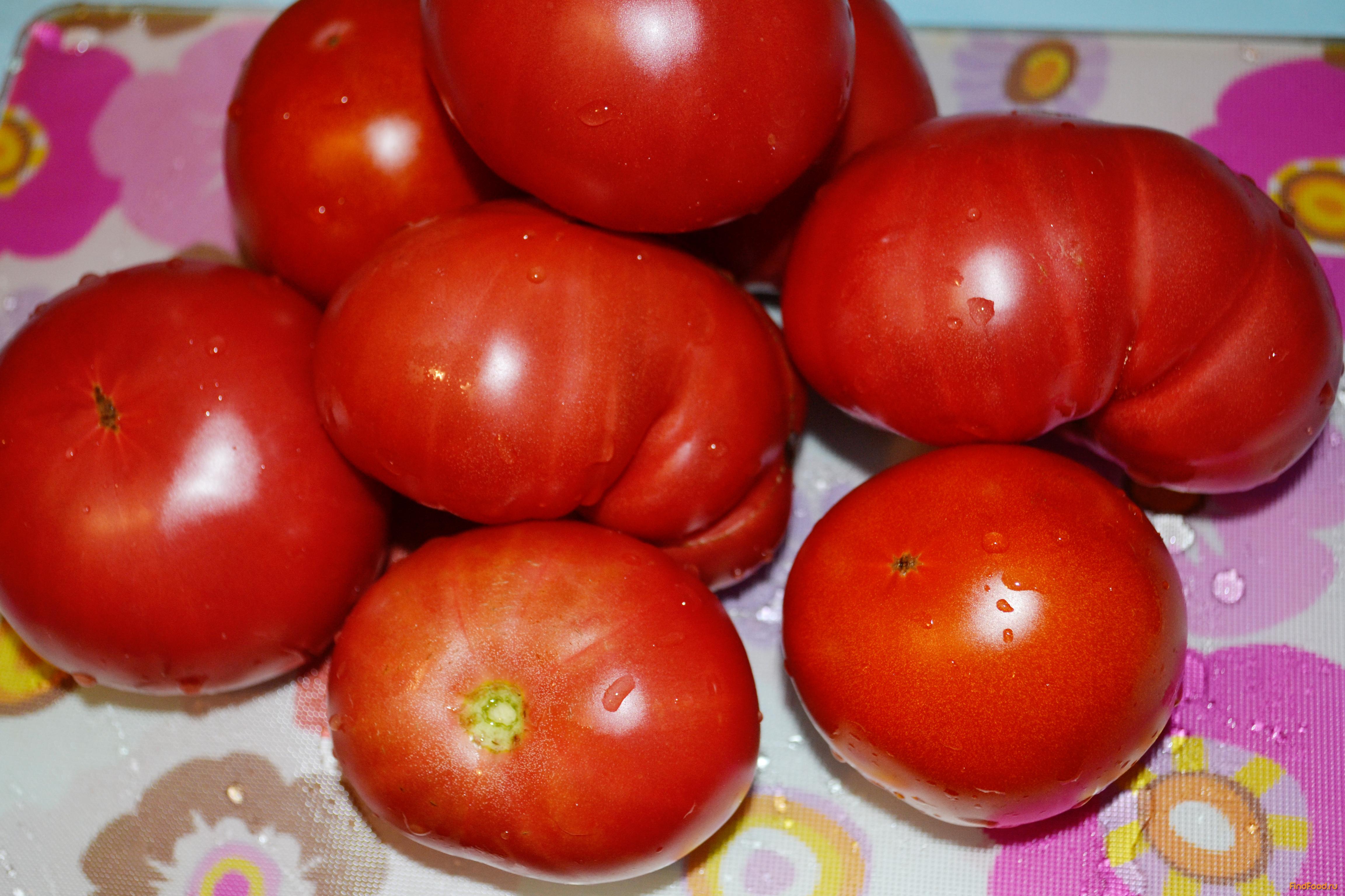 Консервированные помидоры на зиму рецепт с фото 2-го шага 