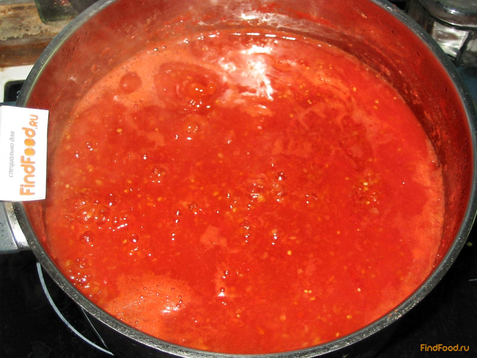 Томатный соус на зиму рецепт с фото 10-го шага 