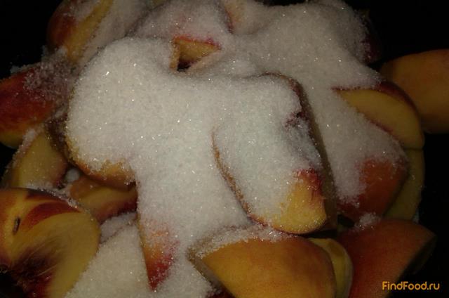 Персиковое варенье с миндалем рецепт с фото 5-го шага 