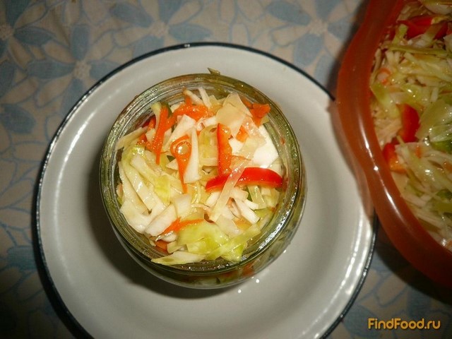 Маринованный капустный салат рецепт с фото 8-го шага 