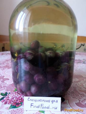 Консервированный виноградный компот рецепт с фото 2-го шага 