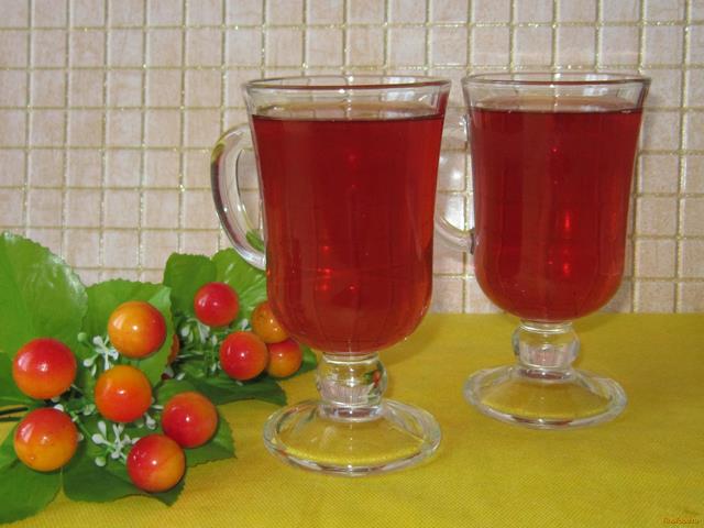 Холодный чай с каркаде и лимоном рецепт с фото 7-го шага 