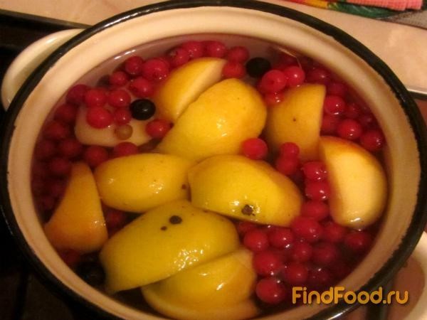 Компот из замороженных фруктов и ягод рецепт с фото 3-го шага 