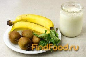 Молочно-фруктовый смузи рецепт с фото 1-го шага 