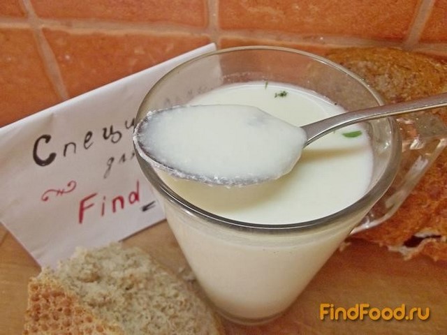 Айран из коровьего молока на кефире рецепт с фото 5-го шага 
