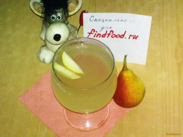 Напиток грушево-грейпфрутовый рецепт с фото 5-го шага 