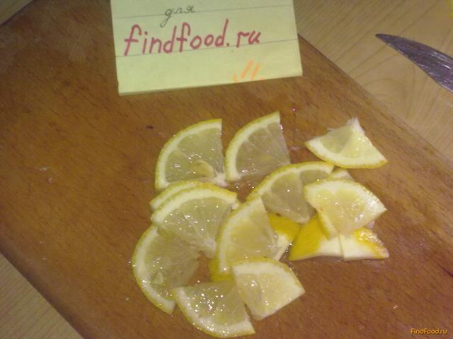 Бруснично-сливово-лимонный компот рецепт с фото 4-го шага 