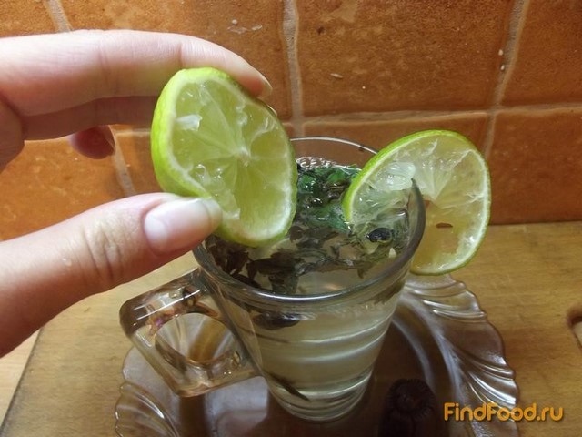 Зеленый чай с лаймом и барбарисом рецепт с фото 5-го шага 