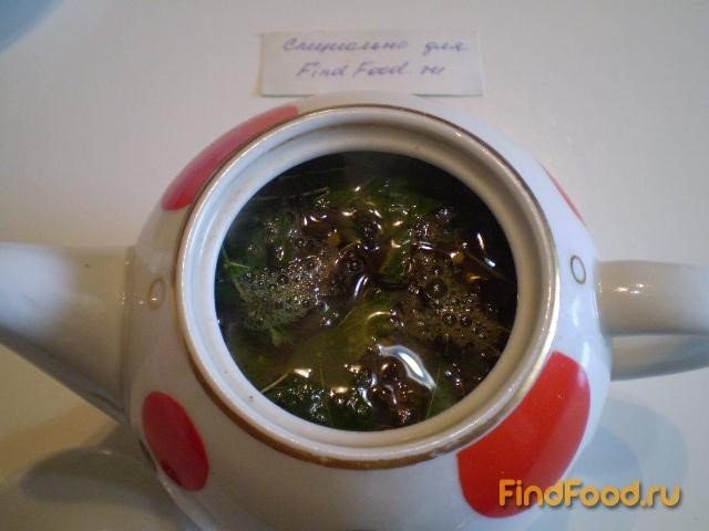 Чай зеленый с апельсиновой цедрой и мятой рецепт с фото 3-го шага 